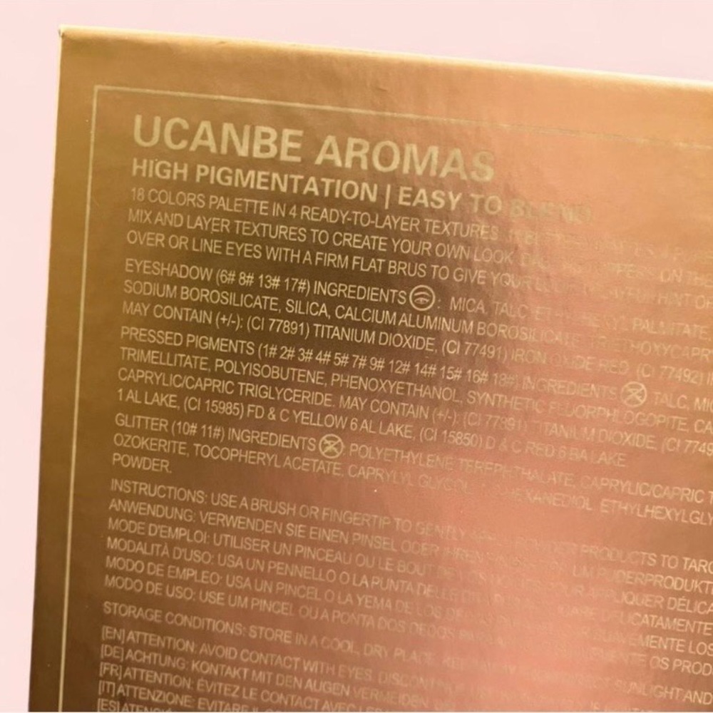 Aromas Eyeshadow Palette - Pink - Picture 5 of 5